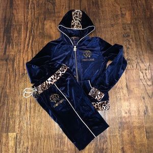 Roberto Cavalli gym - Stretch  jacket & pants.